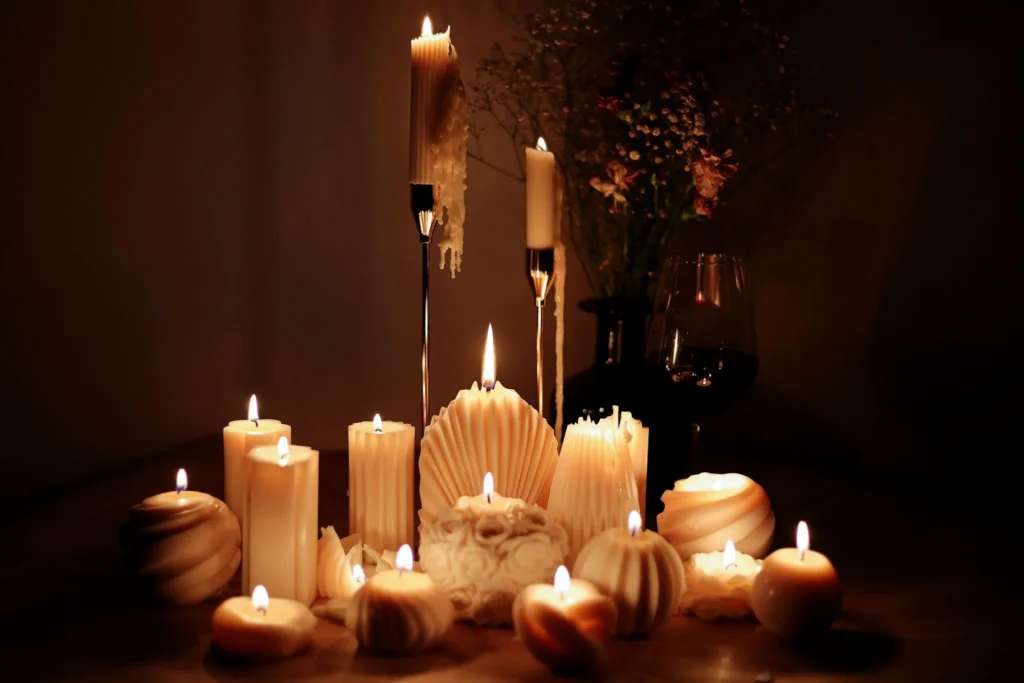 dekoracyjne świece sojowe